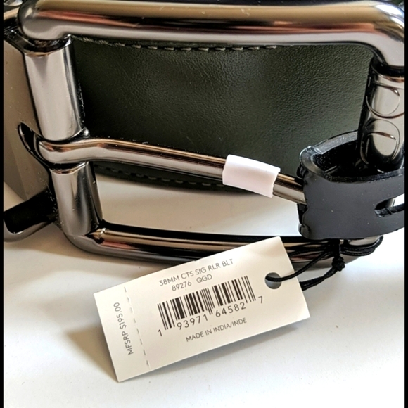 NWT Coach Leather Belt - Picture 3 of 5